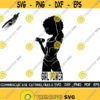 Gym Black Woman Silhouette SVG Afro Svg Workout Svg Barbell Svg Gym Svg Gym Shirt Svg Gym Girl Svg Cut File Black Power Svg Design 147
