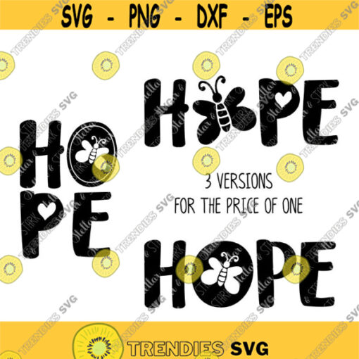 HOPE SVG Hope Butterfly Svg Hope Dxf Stacked Hope Svg Hope Cutting File Hope Cut File Stacked Hope Dxf Stacked Hope Cut File Design 135 .jpg