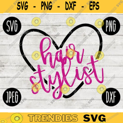 Hair Stylist SVG Cute Design svg png jpeg dxf cut file Commercial Use SVG 2156