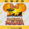 Hakuna Matata Lion King Sunset Minnie Head Bow JPG PNG Digital File