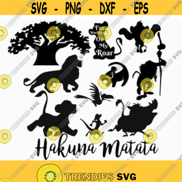 Hot SVG - Hakuna Matata Svg Im Working On My Roar Svg Lion Svg Timon ...