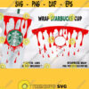 Halloween Blood Starbucks Cold Cup SVG Custom Starbuck Cup SVG Full Wrap for Starbucks Venti Cold Cup Files for Cricut other e cutters Design 68