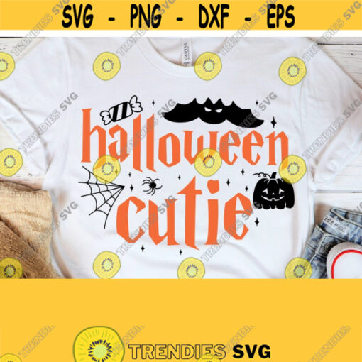 Halloween Cutie SVG Cut File October Pumpkin Silhouette SVG Cut File PNG Cut File Custom Order Halloween Digital File Design 187