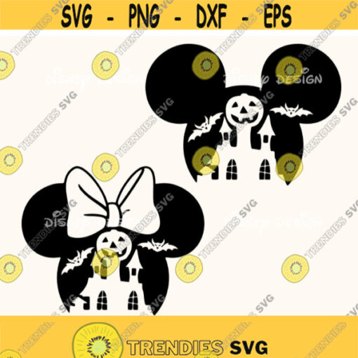 Halloween Disney SvgMickey SvgMinnie SvgHalloween SvgPumpkin SvgDisney CastleDisney SvgCricut Silhouette Cut File Png SVG Dxf Eps Design 215