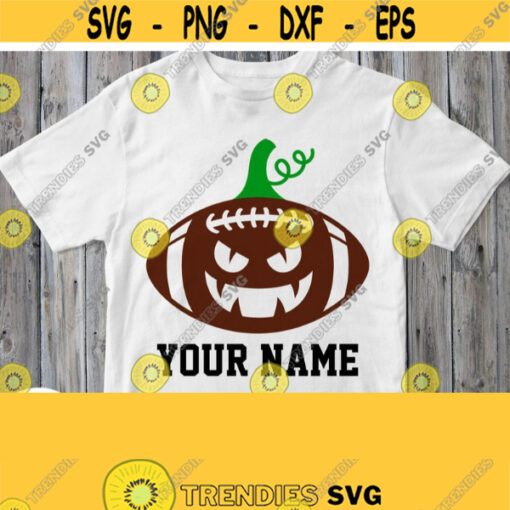 Halloween Football Svg Football Ball with Pumpkin Face T shirt Digital File Cut Print Image SVG DXF PNG Pdf Eps Jpg Cricut Silhouette Design 329