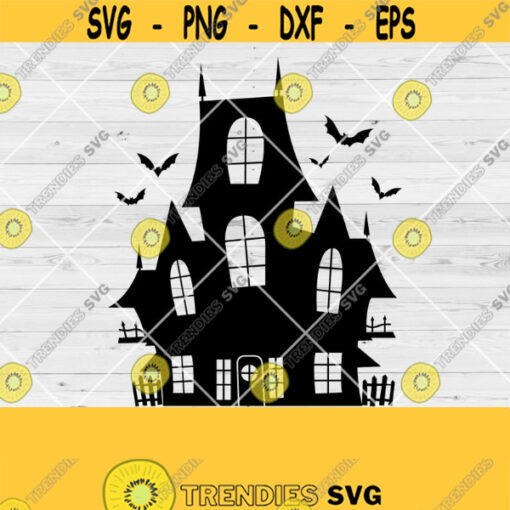 Halloween Haunted House Svg Haunted House svg Halloween svg Digital Download Cricut SVG Cameo Silhouette Halloween ShirtPng Jpg Eps
