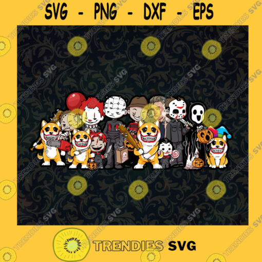 Halloween Horror SVG Friends Horror SVG Horror Movie svg Horror Team Friends Halloween svg