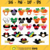 Halloween Mickey Head Monogram Svg Bundle 1