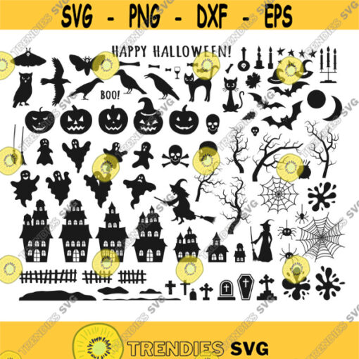 Halloween Pack Decal Files cut files for cricut svg png dxf Design 325
