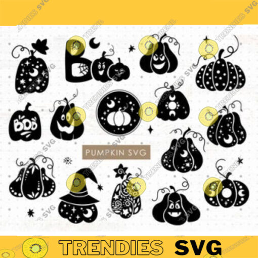 Halloween Pumpkin SVG bundle Fall celestial pumpkin svg png Thanksgiving SVG Autumn clipart Boo svg mystical Pumpkin sublimate