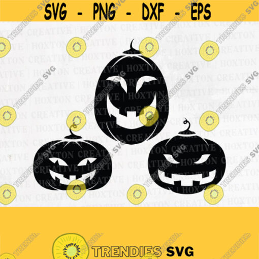 Halloween Pumpkin Set Svg Halloween Pumpkin Svg Halloween Ghost Svg Halloween Vector Halloween Silhouette Cutting FileDesign 448