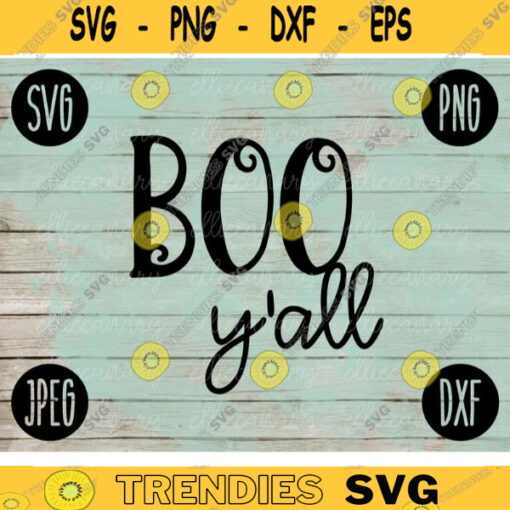 Halloween SVG Boo Yall svg png jpeg dxf Silhouette Cricut Commercial Use Vinyl Cut File Fall Witch Broom 1614