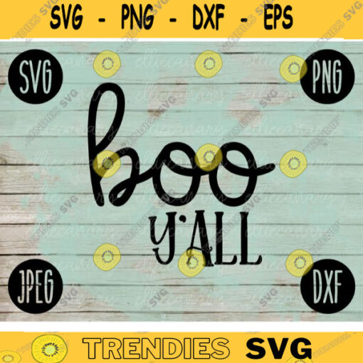 Halloween SVG Boo Yall svg png jpeg dxf Silhouette Cricut Commercial Use Vinyl Cut File Fall Witch Broom 1915