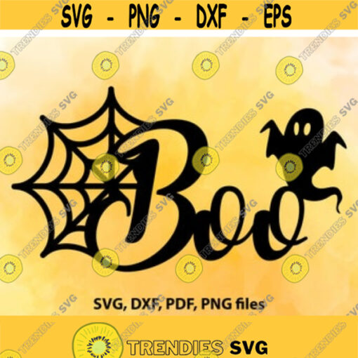 Halloween SVG Boo svg Kids Halloween svg Digital cut file Spider web svg Spooky svg Spider svg Ghost svg Cute Halloween cut file Design 72