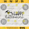 Halloween SVG Happy Hallowine Wine Bats svg png jpeg dxf Silhouette Cricut Commercial Use Vinyl Cut File Fall Witch Broom 464