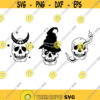 Halloween Skulls Decal Files cut files for cricut svg png dxf Design 515
