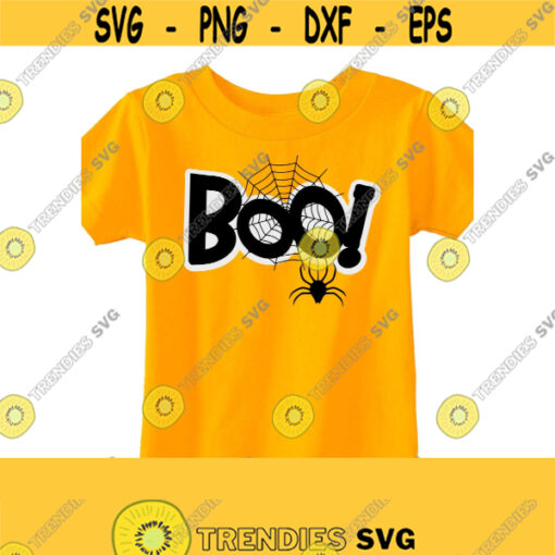 Halloween Svg Boo SVG Halloween T Shirt Svg DXF EPS Ai Pdf Png Jpeg Cutting Files Halloween Clip Art Print Designs