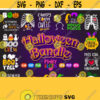Halloween Svg Bundle 63 Designs For Halloween Shirts Svg Baby Adult Halloween Files Png Jpg Pdf Eps Dxf Silhouette Cricut Iron on Design 861