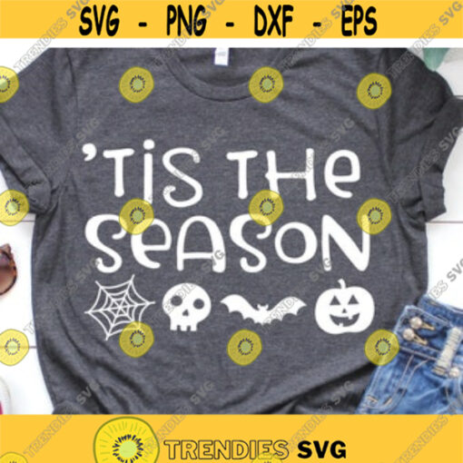Halloween Svg Funny Halloween Shirt Svg Jack O Lantern Tis the Season to be Spooky Kids Halloween Quote Svg Files for Cricut Png