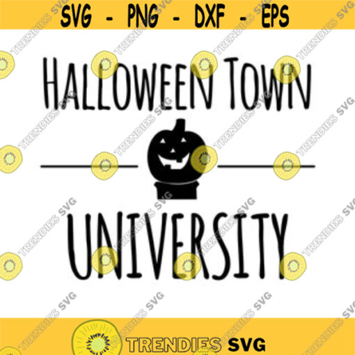 Halloween Town University Decal Files cut files for cricut svg png dxf Design 5