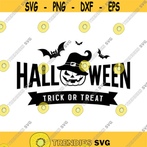 Halloween Trick or Treat Decal Files cut files for cricut svg png dxf Design 514