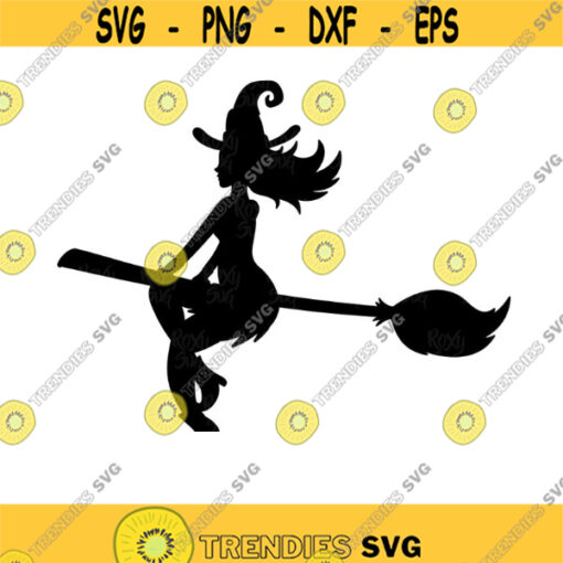 Halloween Witch SVG Wicth silhouette Witch Clipart Witch Svg files for Cricut Clipart EPS DXF
