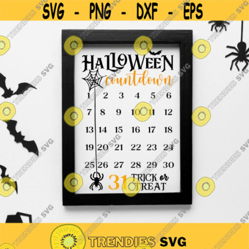Halloween countdown SVG Halloween Sign SVG Halloween SVG Halloween Countdown Farmhouse Sign Cut File