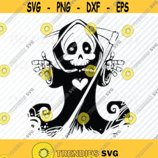 Halloween grim reaper SVG Files For Cricut Silhouette Vector Images Clipart Cutting Files SVG Image Halloween Clip Art Eps Png Dxf Design 58
