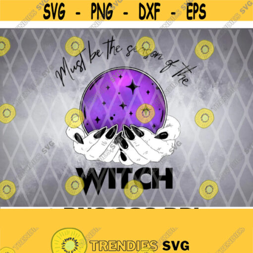 Halloween png The Witchs Hand with Crystal Ball Halloween witch PNG Design 262