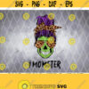 Halloween skull Momster svg mom skull svg mom of monsters momster hairbun SVG PNG eps dxf Design 261