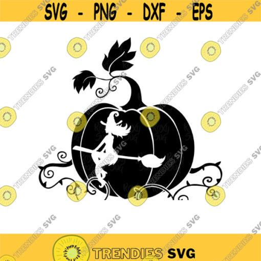 Halloween witch silhouette Witch Svg files for Cricut PNG Clipart EPS DXF