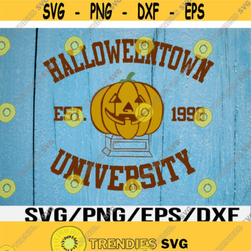Halloweentown University svgHalloween svgHalloween Town TeeVintage HalloweenFunny Fall Svg Eps Png Dxf Digital Download Design 279