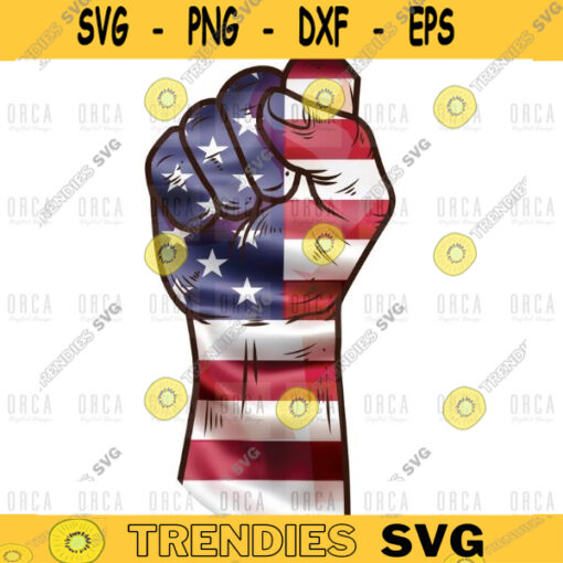 Hand American flag Independence DayPNGEPS file 301