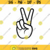 Hand SVG. Peace Sign SVG. Gesture Hand V Sign Svg. Peace Hand Cricut. Peace V sign. Peace hand gesture Svg. Cutting file. Vector. Hand Png.