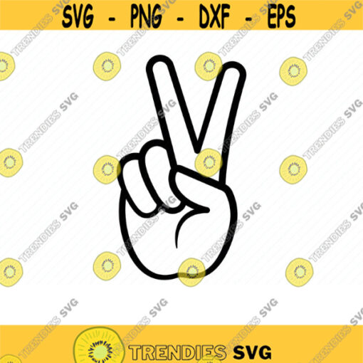 Hand SVG. Peace Sign SVG. Gesture Hand V Sign Svg. Peace Hand Cricut. Peace V sign. Peace hand gesture Svg. Cutting file. Vector. Hand Png.