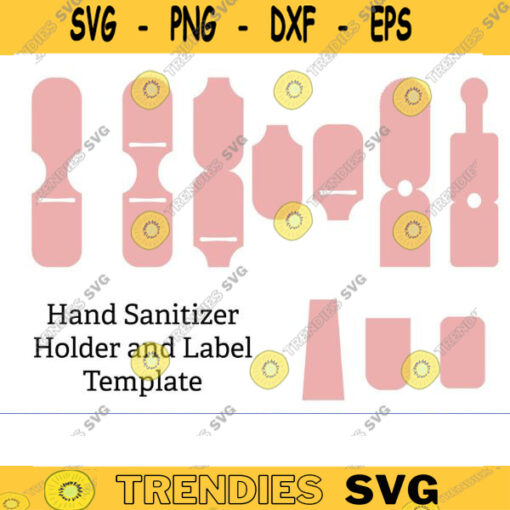 Hand Sanitizer Holder Template svg Hand Sanitizer Keychain Holder Template svg Hand Sanitizer Label Template svg mini Hand Sanitizer svg copy