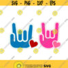 Hand Sign Cool Love Cuttable Design SVG PNG DXF eps Designs Cameo File Silhouette Design 1706