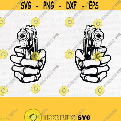 Hand with Gun Svg File Guns Svg Handgun Svg Pistol Svg Gun Logo Svg Gun Owner Svg 2nd Ammendment Svg Cutting FilesDesign 909