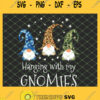 Hanging With My Gnomies Camo Leopard Print Christmas SVG PNG DXF EPS 1
