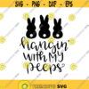 Hanging with my Peeps Decal Files cut files for cricut svg png dxf Design 90