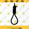 Hangmans Noose SVG Files Vector Images Clipart Crime Law SVG Image For Cricut Eps Png Dxf Stencil Clip Art justice death Design 188