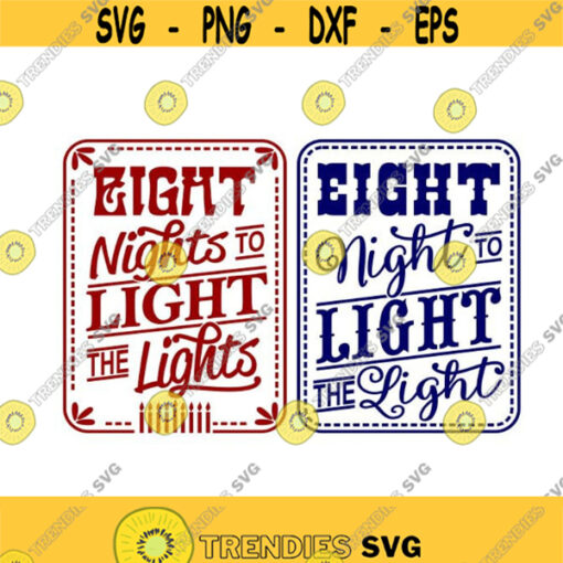 Hanukkah Festive of lights Cuttable Design SVG PNG DXF eps Designs Cameo File Silhouette Design 959