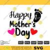 Happy 1st Mother Day SVG PNG Custom File Printable File for Cricut Silhouette