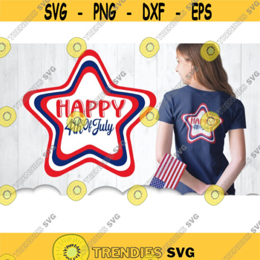 Happy 4th Of July Svg 4th Of July Svg Files For Cricut Patriotic Svg Red White Blue Svg Quote Svg 4th Of July Clipart Iron On .jpg