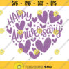 Happy Anniversary Heart SVG Anniversary SVG Heart Svg Love Svg Wedding Anniversary Svg Love Heart Svg Heart Cut File Svg Couples Love Design 126