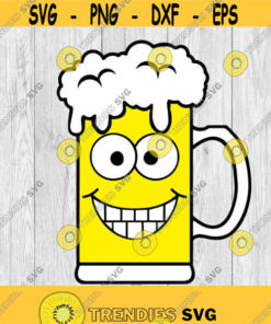 Happy Beer Mug svg png ai eps dxf DIGITAL FILES for Cricut CNC and other cut or print projects Design 402