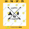 Happy Camper SVG Camping svg. Tent svg. Camper svg. Summer svg. Arrow Happy Camper Svg Eps DxfPng Silhouette Studio Vector Cut Files