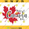 Happy Canada Day svg Canada svg png dxf Cutting files Cricut Cute svg designs print Design 106