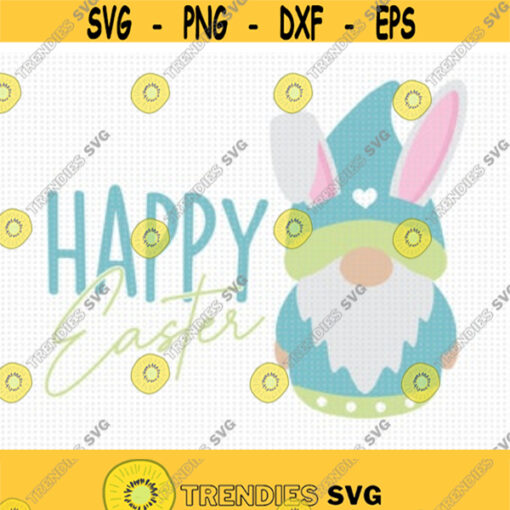 Happy Easter Gnome SVG Gnome Bunny svg Easter Gnome svg Easter Bunny svg Easter svg Happy Easter svg Bunny Ears svg Instant Download Design 94