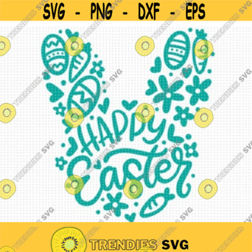 Happy Easter SVG Easter Bunny Svg Easter SVG Easter Shirt Svg Bunny Svg Easter Cut Files Kids Easter shirt Svg Bunny Ears svg EPS Design 11